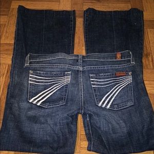 7 for all Man Kind, bell bottom jeans!